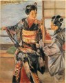 黒田清輝 舞妓少女 1893 日本人 アジア人